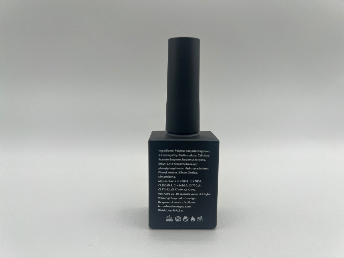 Haus of Rosé Black Phantom Pigmented Gel Polish